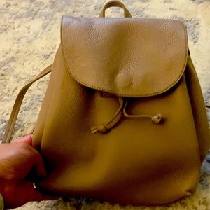 Like new Faux leather backpack